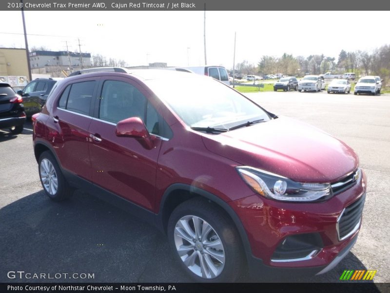 Cajun Red Tintcoat / Jet Black 2018 Chevrolet Trax Premier AWD