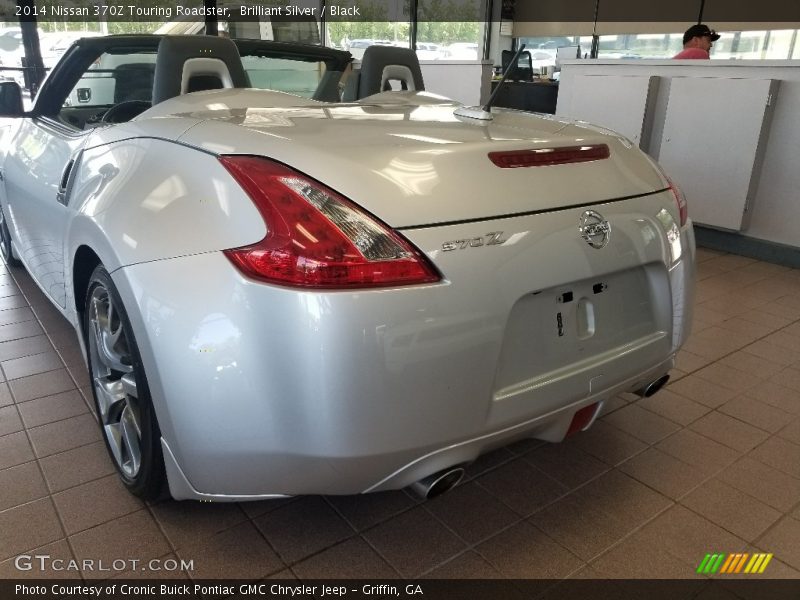 Brilliant Silver / Black 2014 Nissan 370Z Touring Roadster