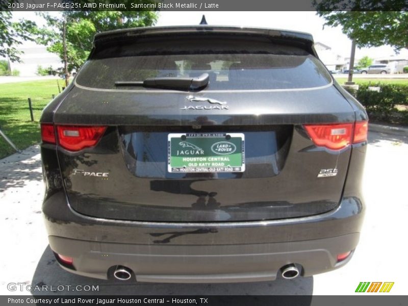 Santorini Black Metallic / Latte 2018 Jaguar F-PACE 25t AWD Premium