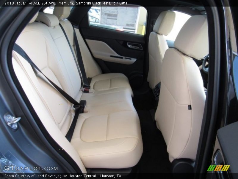 Santorini Black Metallic / Latte 2018 Jaguar F-PACE 25t AWD Premium