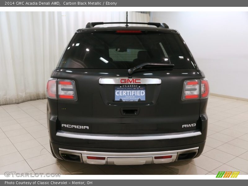 Carbon Black Metallic / Ebony 2014 GMC Acadia Denali AWD