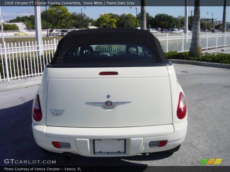 Stone White / Pastel Slate Gray 2008 Chrysler PT Cruiser Touring Convertible