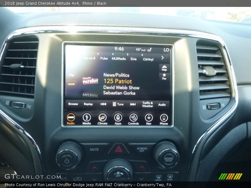 Rhino / Black 2018 Jeep Grand Cherokee Altitude 4x4