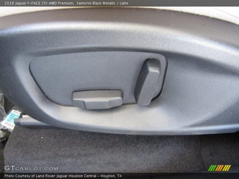 Santorini Black Metallic / Latte 2018 Jaguar F-PACE 25t AWD Premium