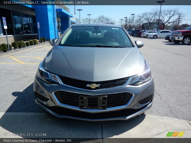 Satin Steel Gray Metallic / Jet Black 2018 Chevrolet Cruze LT