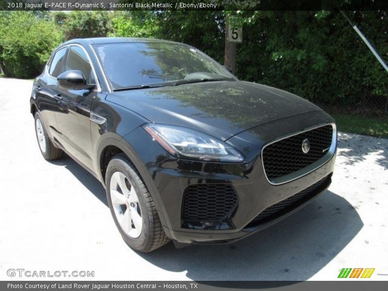 Santorini Black Metallic / Ebony/Ebony 2018 Jaguar E-PACE R-Dynamic S
