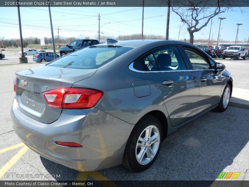 Satin Steel Gray Metallic / Jet Black 2018 Chevrolet Cruze LT