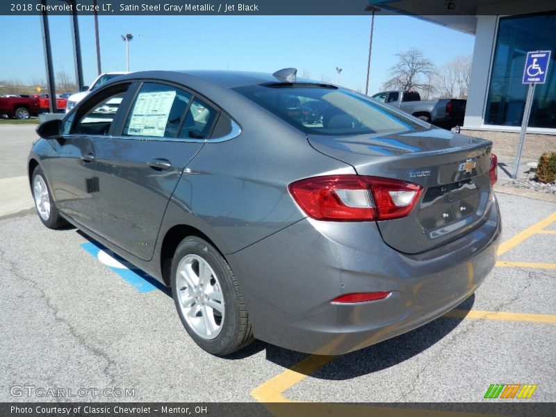 Satin Steel Gray Metallic / Jet Black 2018 Chevrolet Cruze LT