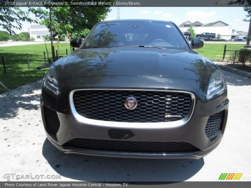 Santorini Black Metallic / Ebony/Ebony 2018 Jaguar E-PACE R-Dynamic S