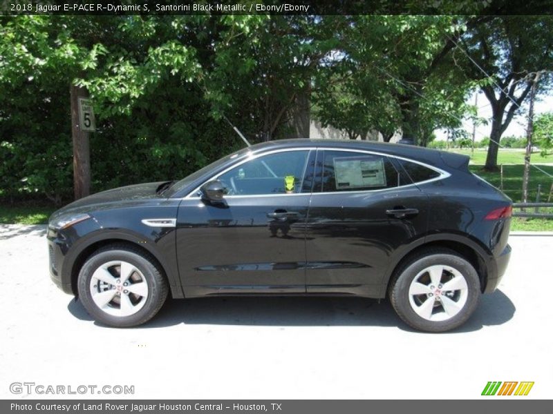 Santorini Black Metallic / Ebony/Ebony 2018 Jaguar E-PACE R-Dynamic S
