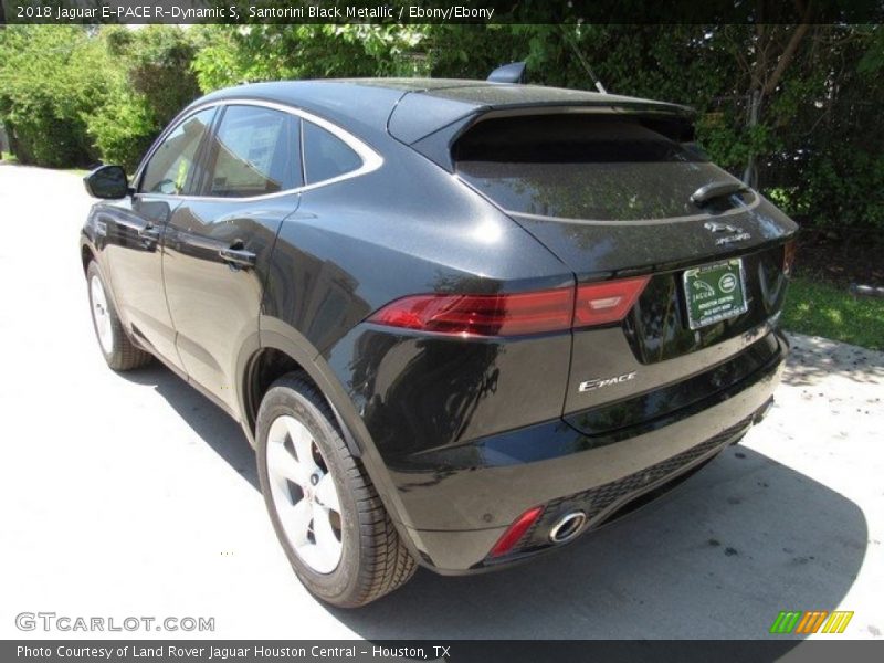 Santorini Black Metallic / Ebony/Ebony 2018 Jaguar E-PACE R-Dynamic S