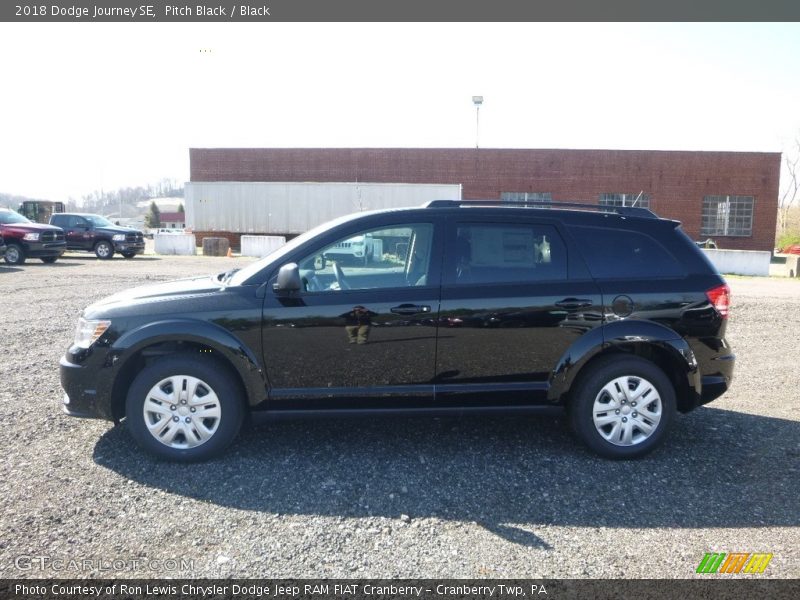 Pitch Black / Black 2018 Dodge Journey SE
