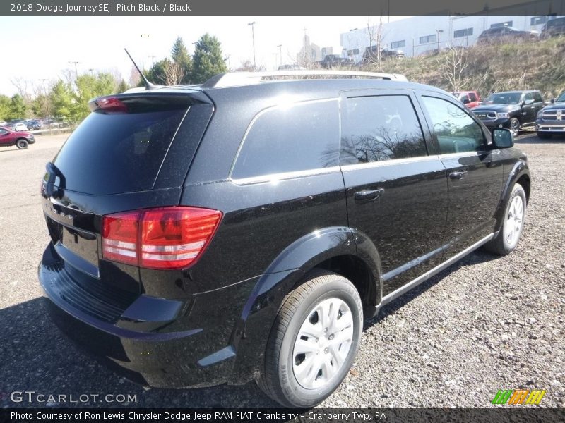 Pitch Black / Black 2018 Dodge Journey SE
