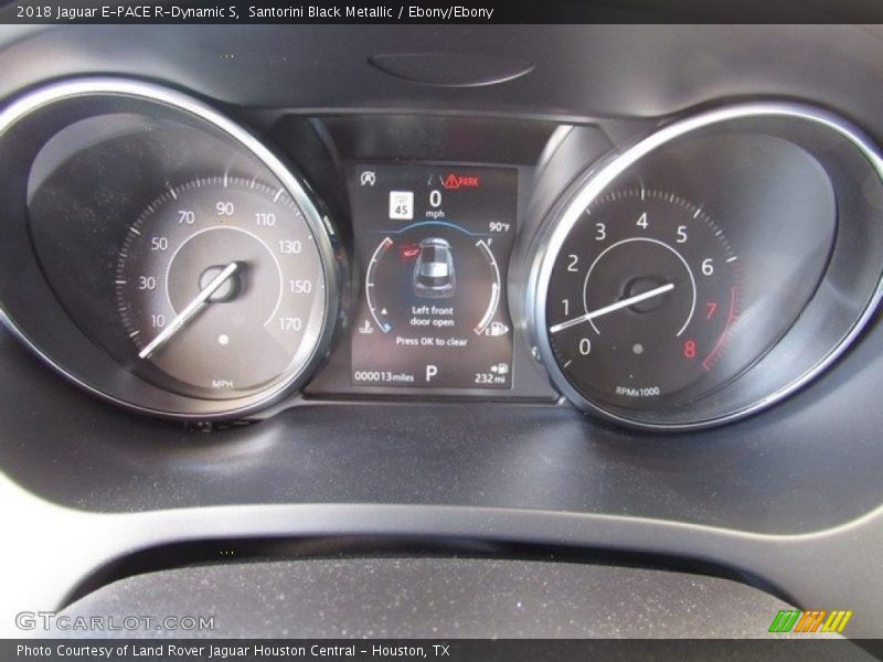 Santorini Black Metallic / Ebony/Ebony 2018 Jaguar E-PACE R-Dynamic S