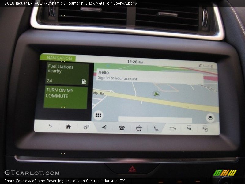 Santorini Black Metallic / Ebony/Ebony 2018 Jaguar E-PACE R-Dynamic S