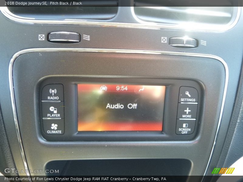 Pitch Black / Black 2018 Dodge Journey SE