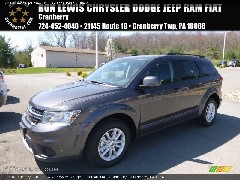 Granite Pearl / Black 2018 Dodge Journey SXT