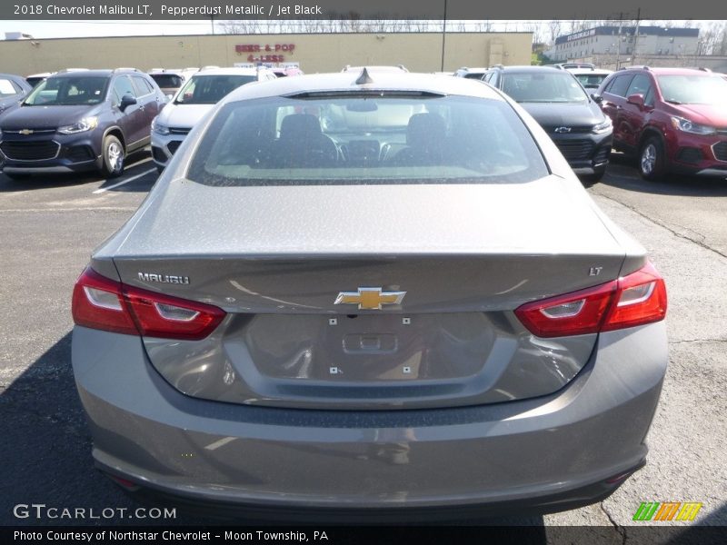 Pepperdust Metallic / Jet Black 2018 Chevrolet Malibu LT