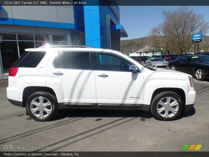 Summit White / Jet Black 2016 GMC Terrain SLT AWD