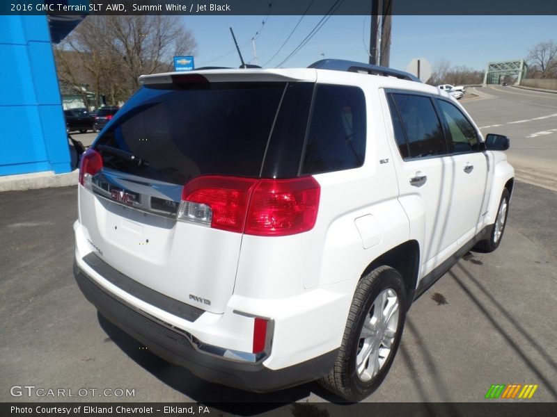 Summit White / Jet Black 2016 GMC Terrain SLT AWD