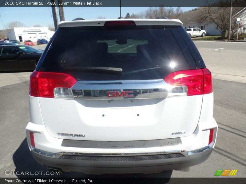 Summit White / Jet Black 2016 GMC Terrain SLT AWD