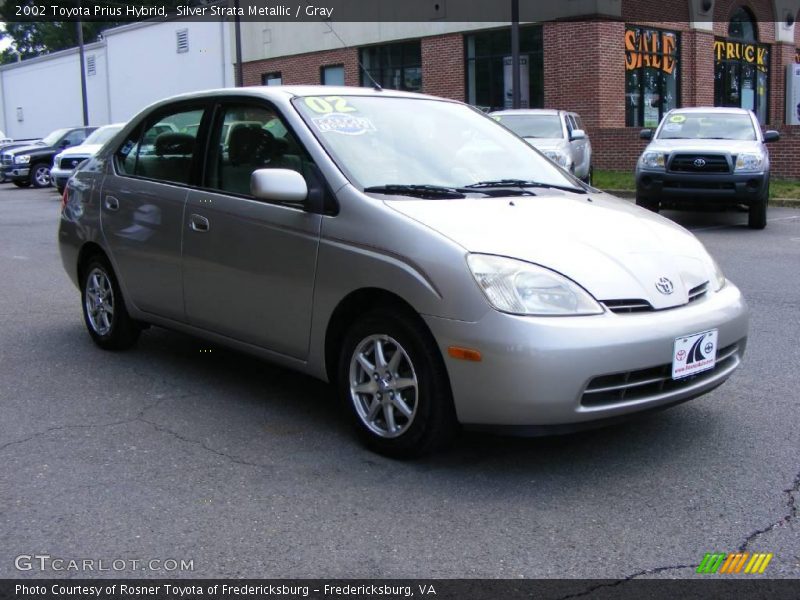 Silver Strata Metallic / Gray 2002 Toyota Prius Hybrid