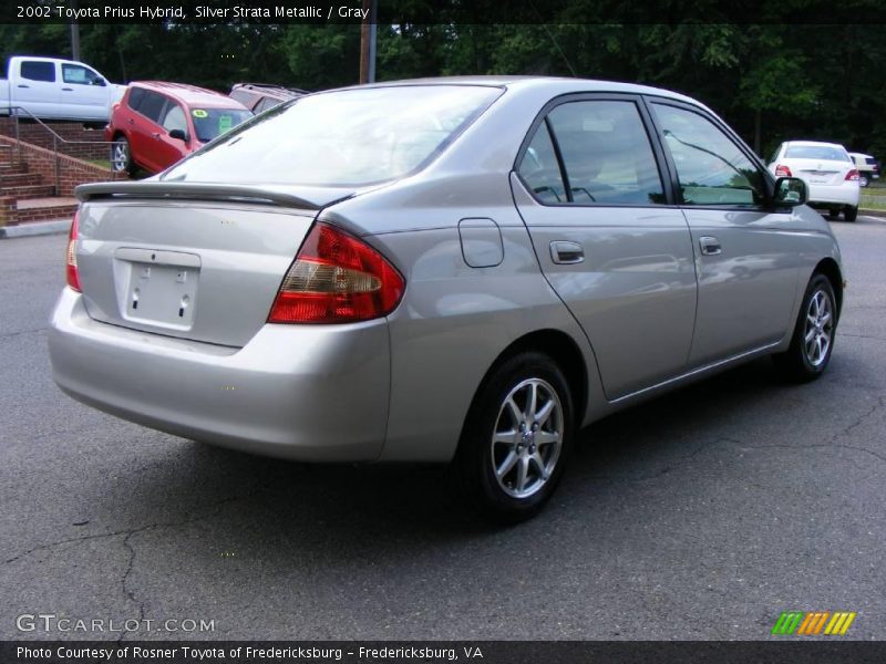 Silver Strata Metallic / Gray 2002 Toyota Prius Hybrid