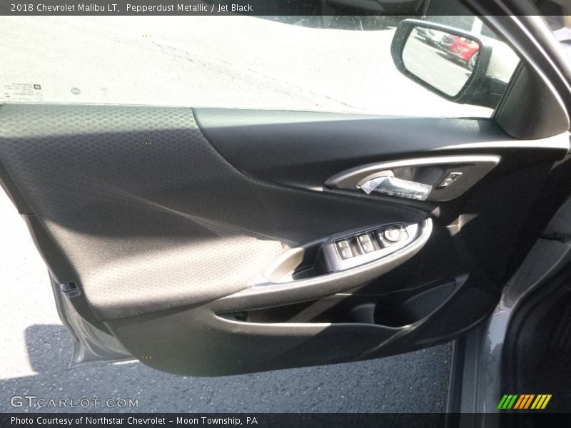 Pepperdust Metallic / Jet Black 2018 Chevrolet Malibu LT
