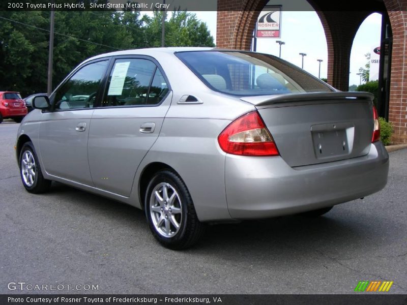 Silver Strata Metallic / Gray 2002 Toyota Prius Hybrid