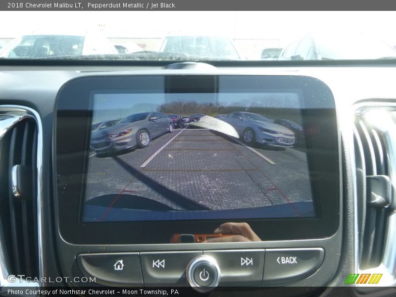 Pepperdust Metallic / Jet Black 2018 Chevrolet Malibu LT