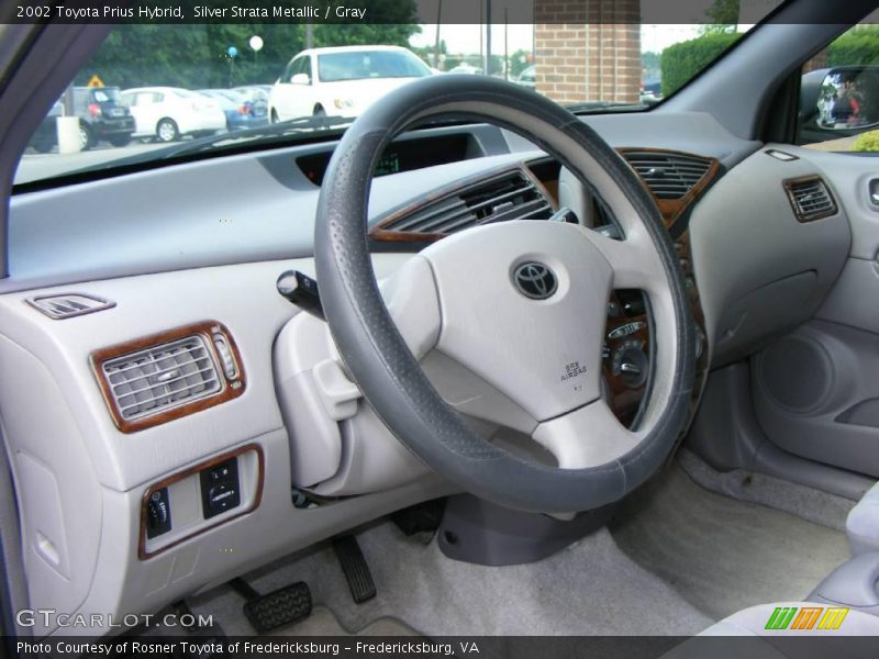 Silver Strata Metallic / Gray 2002 Toyota Prius Hybrid