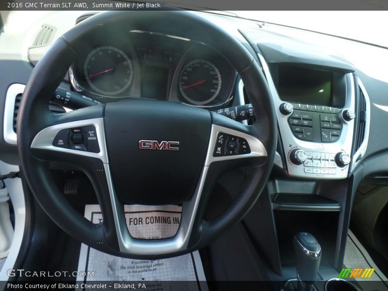 Summit White / Jet Black 2016 GMC Terrain SLT AWD