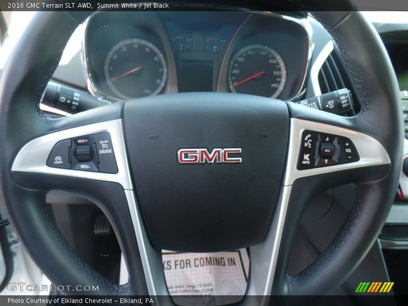 Summit White / Jet Black 2016 GMC Terrain SLT AWD