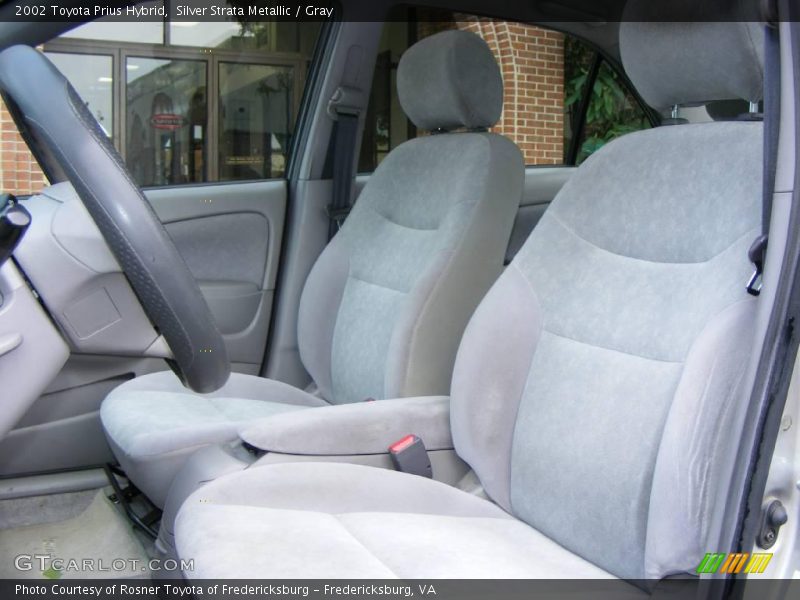 Silver Strata Metallic / Gray 2002 Toyota Prius Hybrid