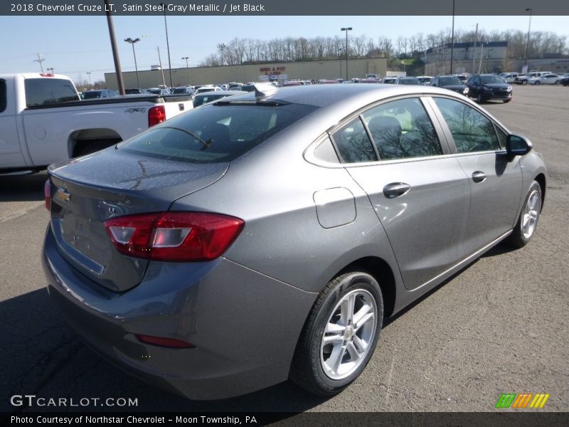 Satin Steel Gray Metallic / Jet Black 2018 Chevrolet Cruze LT