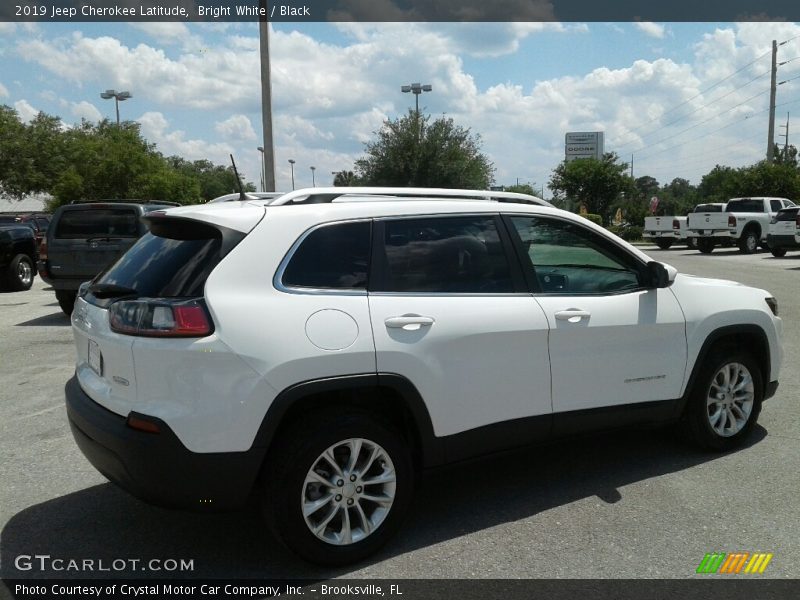 Bright White / Black 2019 Jeep Cherokee Latitude