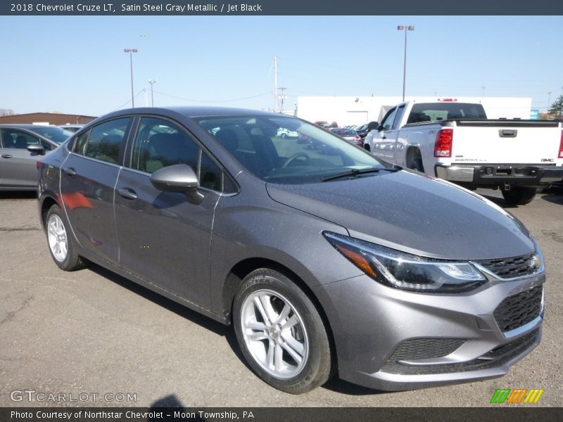 Satin Steel Gray Metallic / Jet Black 2018 Chevrolet Cruze LT