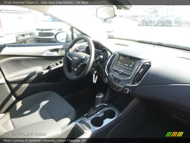Satin Steel Gray Metallic / Jet Black 2018 Chevrolet Cruze LT