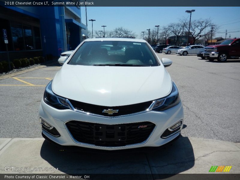 Summit White / Jet Black 2018 Chevrolet Cruze LT