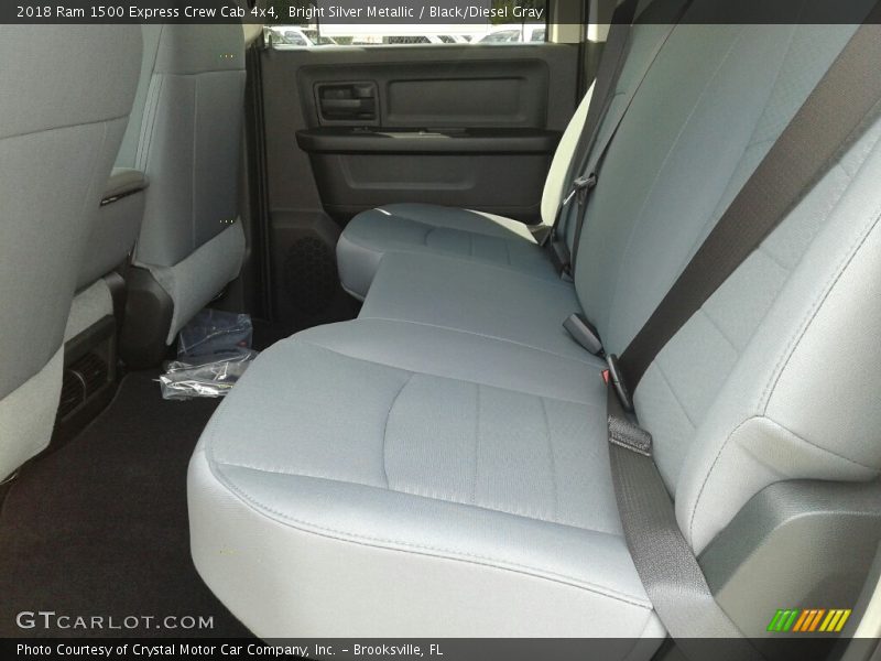 Bright Silver Metallic / Black/Diesel Gray 2018 Ram 1500 Express Crew Cab 4x4