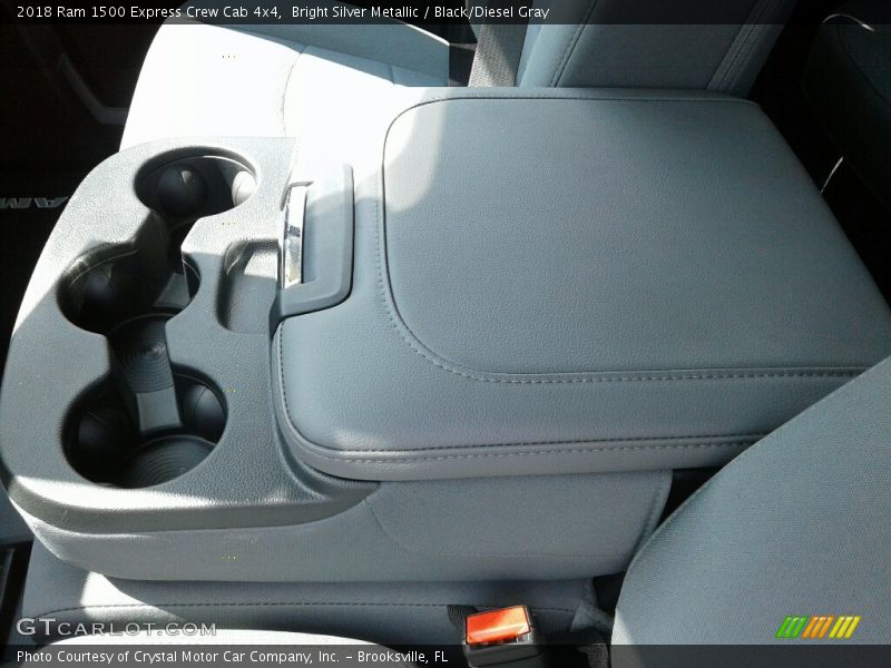 Bright Silver Metallic / Black/Diesel Gray 2018 Ram 1500 Express Crew Cab 4x4