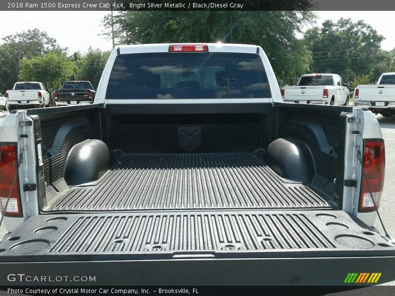 Bright Silver Metallic / Black/Diesel Gray 2018 Ram 1500 Express Crew Cab 4x4