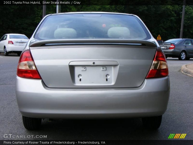 Silver Strata Metallic / Gray 2002 Toyota Prius Hybrid