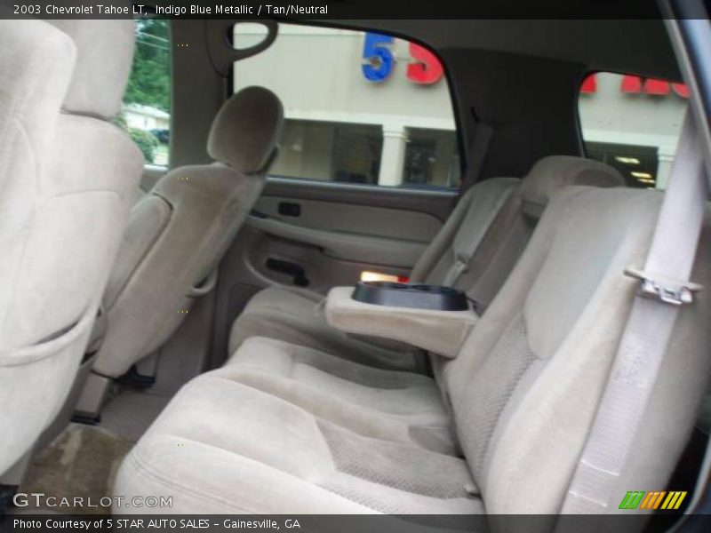Indigo Blue Metallic / Tan/Neutral 2003 Chevrolet Tahoe LT