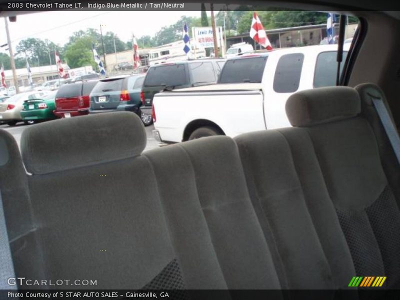 Indigo Blue Metallic / Tan/Neutral 2003 Chevrolet Tahoe LT