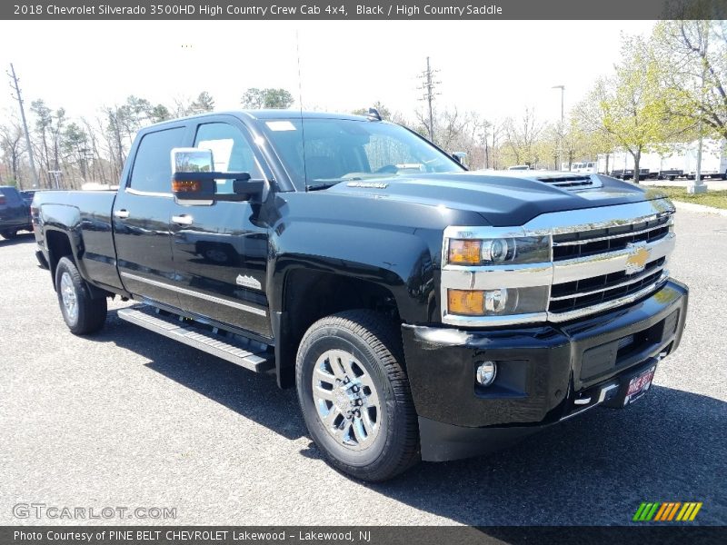 Black / High Country Saddle 2018 Chevrolet Silverado 3500HD High Country Crew Cab 4x4