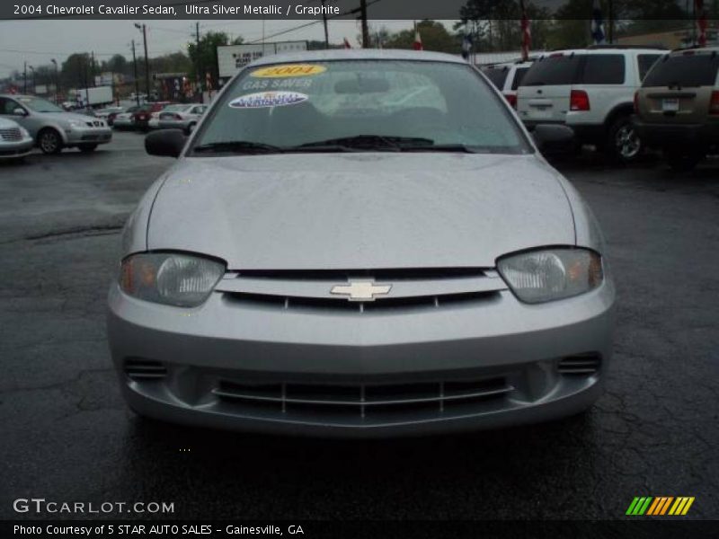 Ultra Silver Metallic / Graphite 2004 Chevrolet Cavalier Sedan