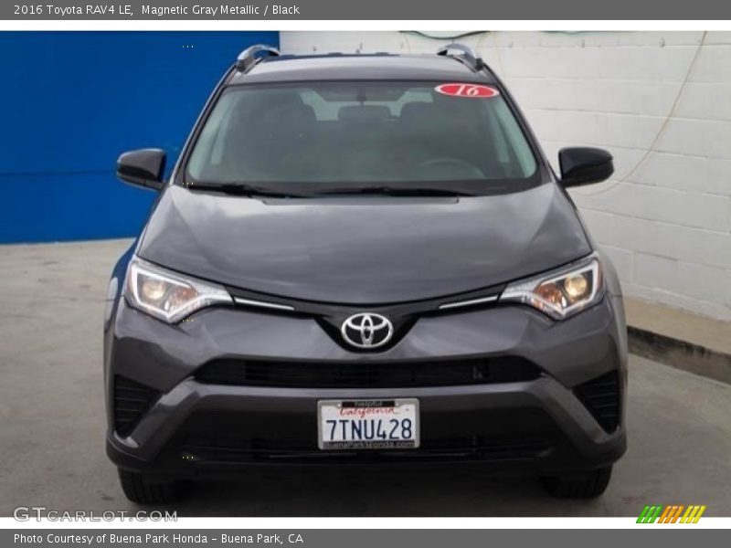 Magnetic Gray Metallic / Black 2016 Toyota RAV4 LE