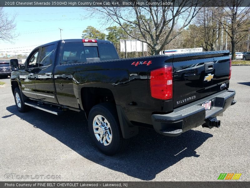 Black / High Country Saddle 2018 Chevrolet Silverado 3500HD High Country Crew Cab 4x4