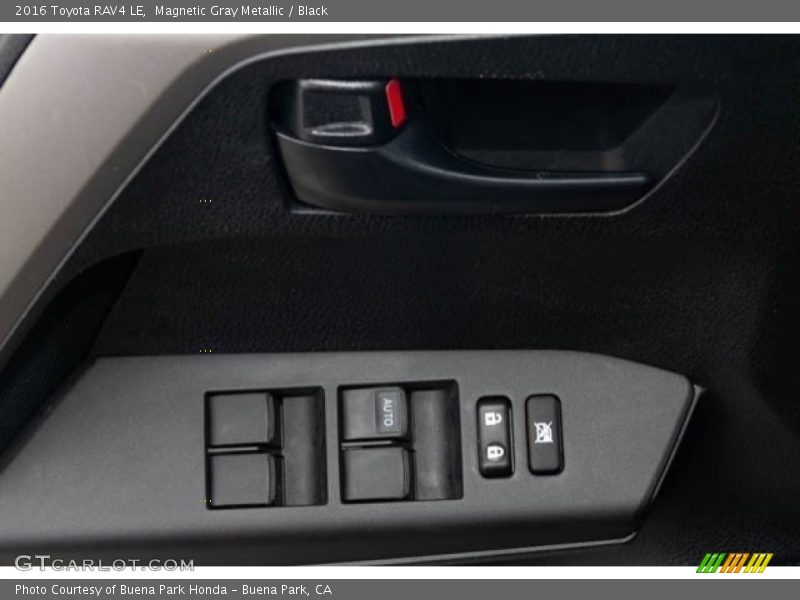 Magnetic Gray Metallic / Black 2016 Toyota RAV4 LE